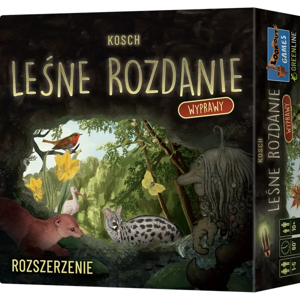 Obrazek dla Leśne rozdanie: Wyprawy - dodatek do taktycznej gry karcianej dla wielbicieli natury