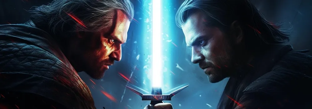 Starcie Tytanów: Epicka Konfrontacja #1 – Wiedźmin, łowca potworów VS Rycerz Jedi