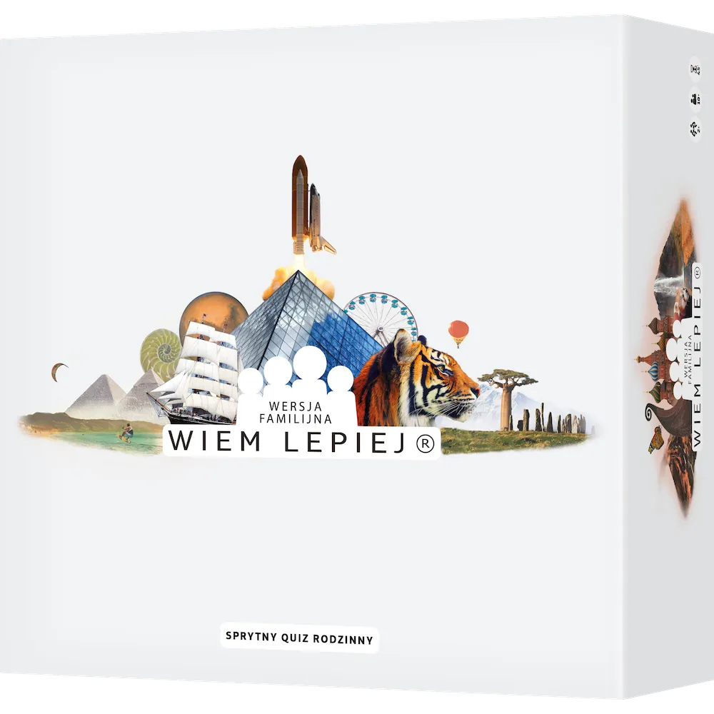 Wiem lepiej: Wersja familijna – sprytna gra quizowa dla dzieci i dorosłych