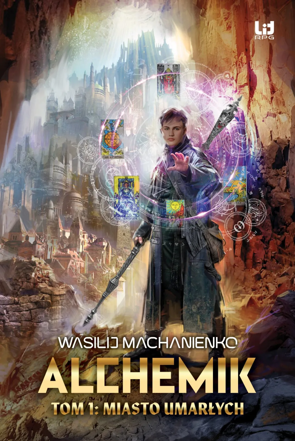 Okładka książki „Alchemik. Tom 1: Miasto Umarłych” Wasilija Machanienki